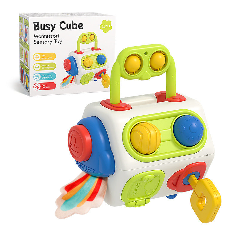 9 In 1 Montessori  Busy Cube